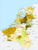 ¿Qué países pertenecen a los Países Bajos?